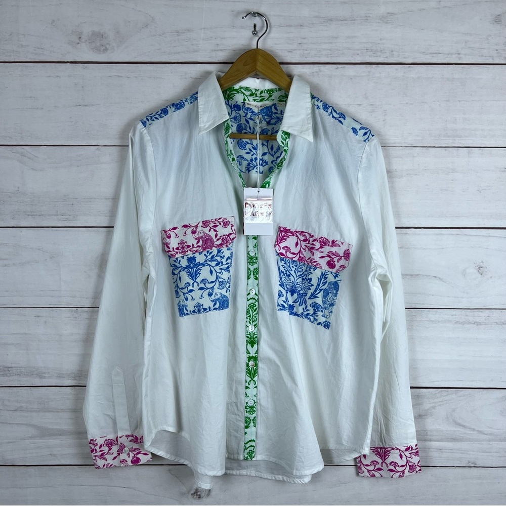 NWT Roller Rabbit Anthropologie Shirt XL